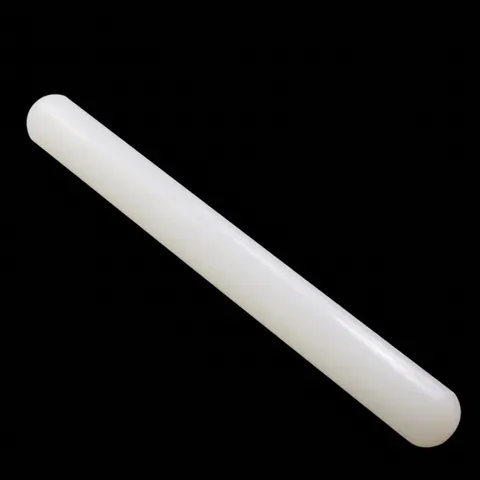 Rodillo de Cocina de Plástico Antiadherente Profesional Superficie Lisa Grande Herramienta de Horneado para Pastel de Fondant Masa Harina Rodillo Blanco Accesorio de Cocina