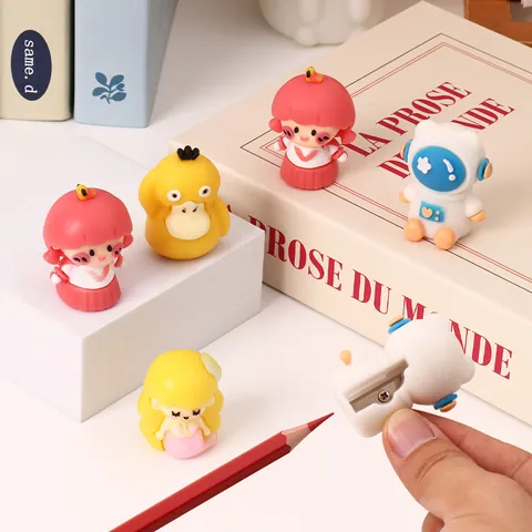 Cartoon Tier Manueller Anspitzer Mini Süßes Gummi Schüler Schreibwaren Für Kinder Geschenk Schule Bürobedarf