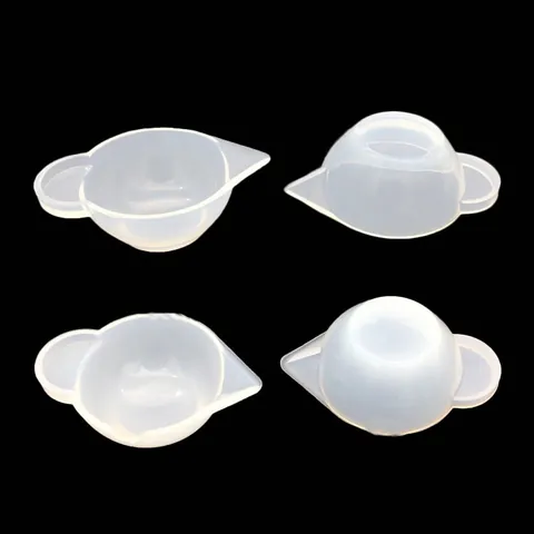 Crystal Epoxy Resin Mixing Cup Silicone Mold Pointed Spout Dispensing Cups De-foaming Manual DIY Jewelry Making Tool Accessories