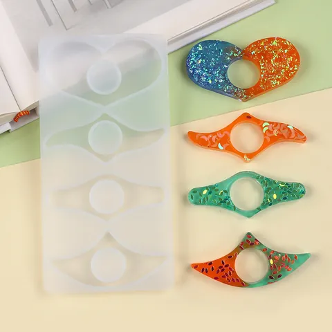 DIY Resin Thumb Book Page Holder Silicone Mold Manual Handmade Resin Crafting Tool For Single Hand Reading Accessory