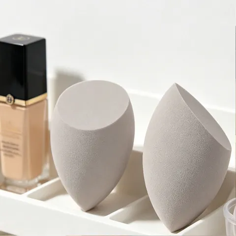 Professional Hydrophilic Non-Latex Makeup Sponge Slanted Waterdrop Beauty Blender For Foundation Concealer Dry Wet Use Cosmetic Tools