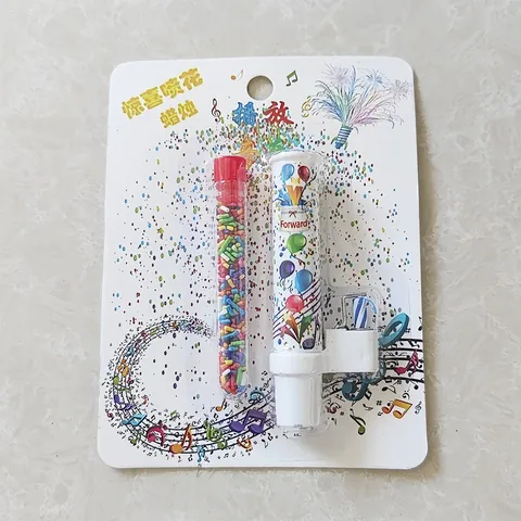 Musical Cake Topper Birthday Candle Automatic Sprinkler Popper Creative Surprise Party Decoration Supplies For Celebration