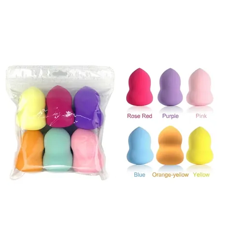 Hydrophilic Non-latex Makeup Sponge Set Multi-color Gourd Waterdrop Shape Beauty Blender Blending Face Foundation Tools