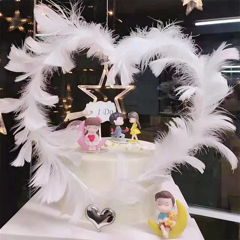 Cartoon Couple Miniature Figurines Romantic Proposal Doll For Cake Toppers Desktop Decoration Valentine Gift Home Decor