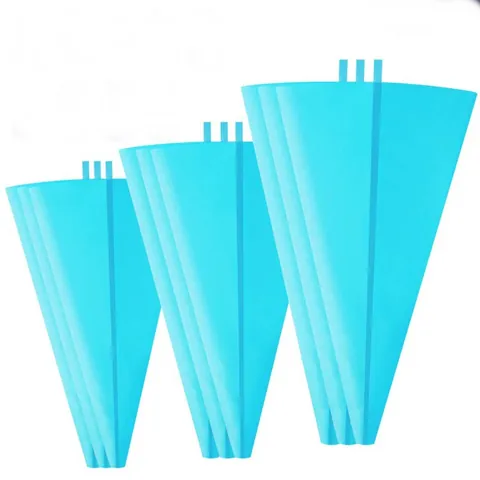 Sac à Poche in Silicone Riutilizzabile Sacca in TPU Ispessita per Decorazione Torte Strumenti per Pasticceria