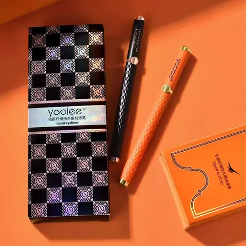 Yoolee Wasserfester Langanhaltender Flüssiger Eyeliner Stift Feine Spitze Glatt Wischfest Augen Make-up Für Damen Schönheit