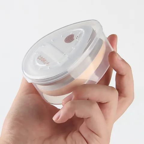 Houppette à Air en Polyuréthane Hydrophile Biscuit Guimauve Éponge de Maquillage en Forme de Goutte Super Souple pour Utilisation Sèche et Humide