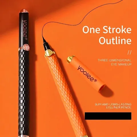 Yoolee Wasserfester Langanhaltender Flüssiger Eyeliner Stift Feine Spitze Glatt Wischfest Augen Make-up Für Damen Schönheit