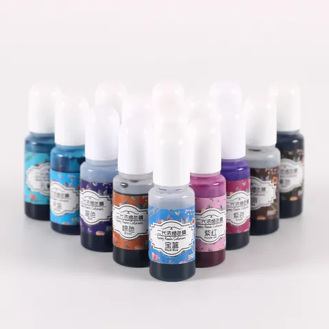High Concentration Epoxy Resin Pigment Concentrated Liquid Colorant For DIY Crafting UV Resin Jewelry Making Solid Color Pigment