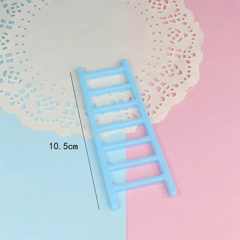 Mini Plastic Cloud Ladder Cake Topper Colorful Baking Decoration Ornament For Birthday Wedding Party Dessert Decoration Supplies