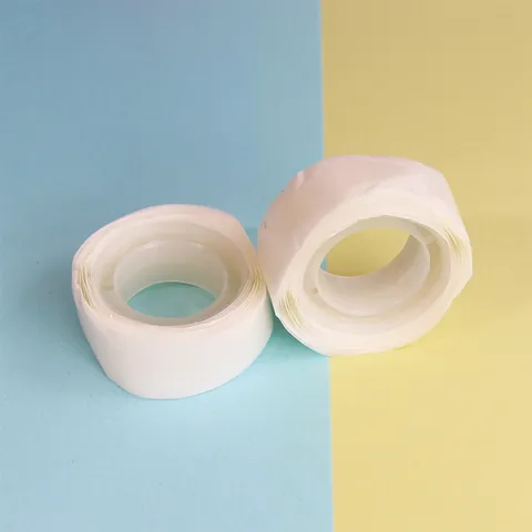 Points Adhésifs Double Face Transparents Pour Décoration De Fête Anniversaire Gâteau Fixation Ballon Rouleau Colle Caoutchouc Fête