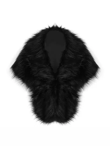 Women Artificial Fur Shawl Shrug Bridal Wedding Party Wraps Faux Rabbit Fur Cape Capelet Winter Autumn Warm Bolero Elegant Outerwear