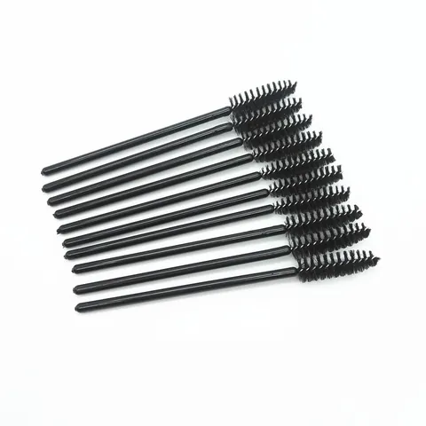 Professional Disposable Eyelash Brush Set Nylon Bristles Spiral Mascara Wands Makeup Spoolies Beauty Combs Women Cosmetics Accessories