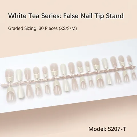 Lange Kunstnagels Tips Kit Nude Roze Frans Strass Glitter Bloemen Luipaard Print Valse Nagels Voor Vrouwen Schoonheid