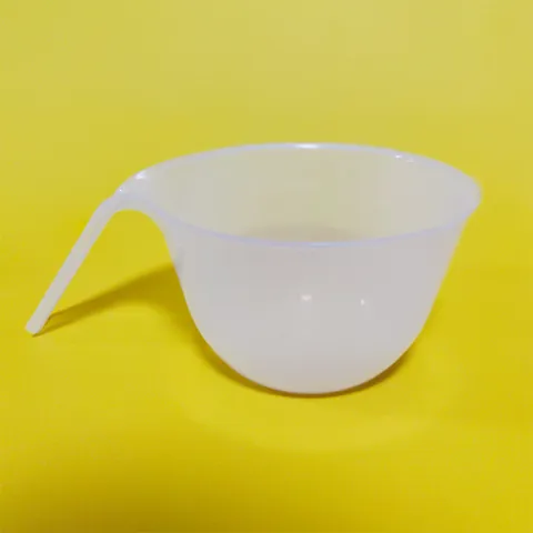Baking Cream Coloring Bowl With Handle Plastic Silicone Mixing Bowl For Buttercream Icing Bean Paste Cake Decorating Tools