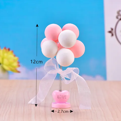 Cute Rabbit Carrot Cake Toppers Mini Resin Animal Figurines For Birthday Decoration Garden Micro Landscape Ornament Desktop Decor