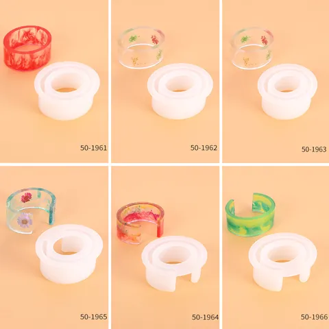 DIY Crystal Epoxy Resin Silicone Mold Oval C-Shape Open Bangle Bracelet Casting Mold Handcrafted Jewelry Making Tool