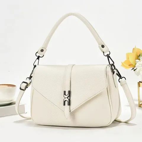 Γυναικεία Μινιμαλιστική Τσάντα Crossbody από Δέρμα PU Μικρή Τετράγωνη Τσάντα Μονόχρωμη Casual Τσάντα Χειρός Τσάντα Ώμου Μόδα