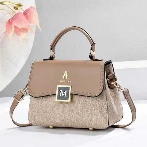 Contrastkleur Dames Kleine Vierkante Tas PU Leer Mode Handtas Eenvoudige Schoudertas Crossbody Tas Veelzijdige Dagelijkse Tas