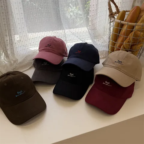 Unisex Καπέλο Μπέιζμπολ με Κεντημένα Γράμματα από Πολυεστέρα Casual Streetwear Σκίαστρο Καμπύλο Γείσο για Άνδρες Γυναίκες Υπαίθρια