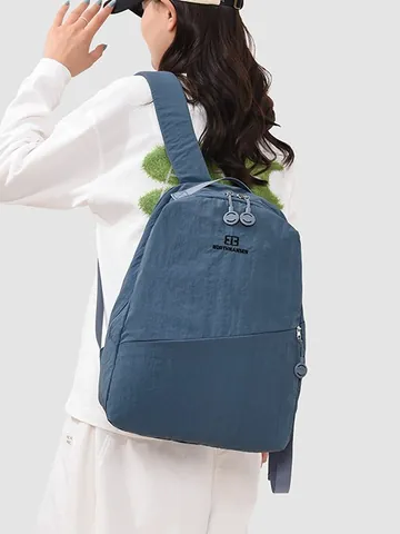 Large Capacity Japanese Style Backpack Nylon Waterproof Student School Bag Outdoor Leisure Travel Rucksack For Teens College Students