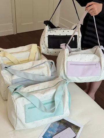 Dry Wet Separation Gym Bag For Men Women Large Capacity Travel Bag Star Print Waterproof Sport Fitness Swimming Handbag Tote