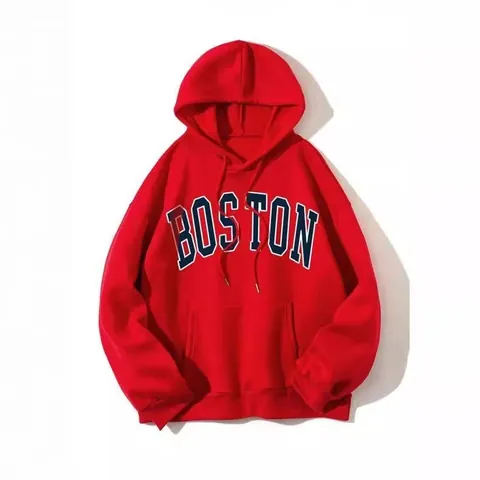 Sudadera con Capucha de Felpa Suelta para Mujer Estampado de Letras Jersey de Manga Larga Otoño Invierno Top Casual
