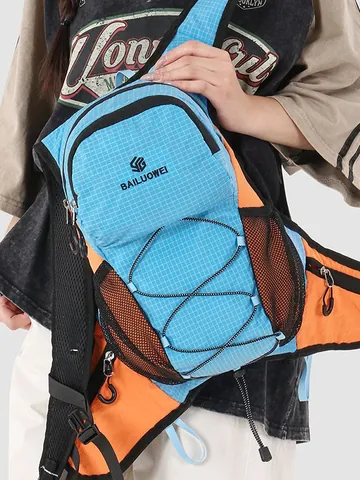Mode Leichter Outdoor Wanderrucksack Mit Großer Kapazität Wasserdichter Nylon Rucksack Für Camping Trekking Sport Reisen
