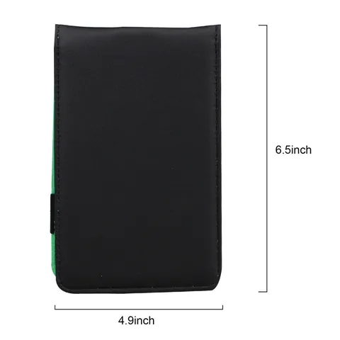 Golf Scorecard Holder PU Leather Scorecard Wallet Book with Scoring Sheets and Pencil Professional Golf Accessories For Golfers
