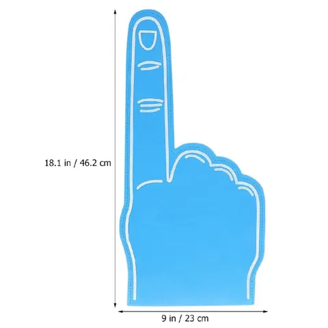 Giant Foam Fingers EVA Cheering Props For Sports Event Party Stadium Oversized Colorful Cheering Foam Hand Fans Accessory