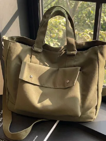 Large Capacity Cloth Tote Bag For Women Summer Travel Handbag Fashion Casual Shoulder Bag Crossbody Satchel Daily Purse