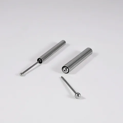 316 Stainless Steel Body Piercing Ball Fixed Tube Double Head Sleeve Auxiliary Screw Tool Professional Piercing Accessory