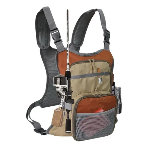 Multi-Functional Fishing Chest Bag Wear-Resistant Outdoor Large Capacity Fishing Gear Vest Storage Bag Lightweight Fly Fishing Pack