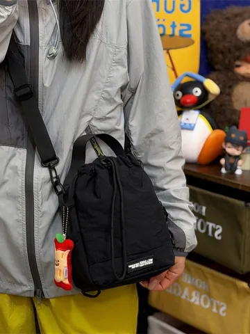 Bolso Bandolera Deportivo de Moda Poliéster Cordón Bolso para Teléfono Bloque de Color Ligero para Aire Libre