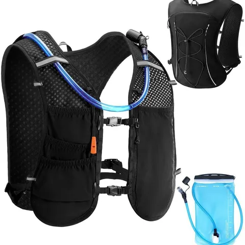 Lightweight Breathable Reflective Running Backpack Vest For Men Women Outdoor Cycling Hiking Pack Adjustable Straps