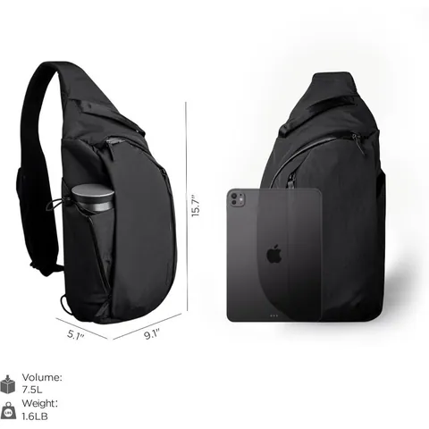 Herren Minimalistische Umhängetasche Wasserdichte Polyester Brusttasche Für Radfahren Pendeln Reisen Casual Multifunktionale Crossbody Tasche