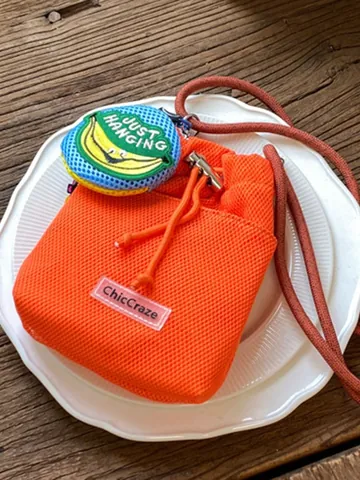 Women Mesh Bucket Bag Drawstring Shoulder Crossbody Bag Fashion Summer Casual Commuter Handbag With Braided Rope Strap And Pendant
