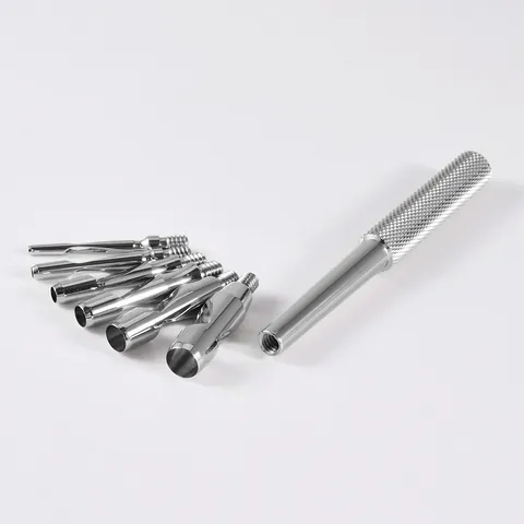 316L Stainless Steel Body Piercing Tools Skin Puncher Ear Stretching Kit Professional Piercing Punching Equipment For Men Women