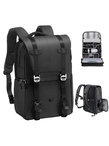 Professional Camera Backpack Large Capacity Waterproof Shockproof DSLR Mirrorless Digital Gear Storage Bag For Outdoor Photography