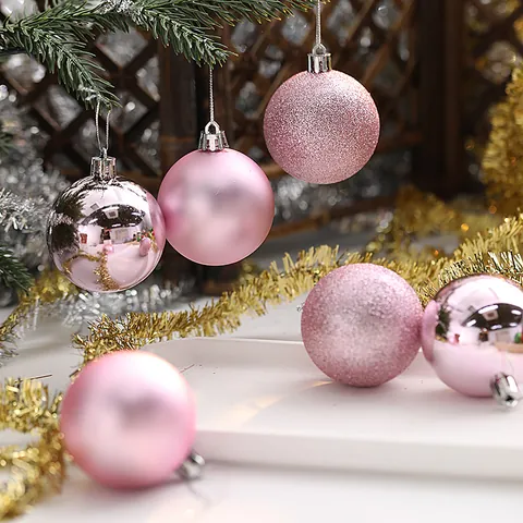 Grandes Bolas de Navidad Adornos Plástico Galvanizado para Árbol de Navidad Fiesta de Año Nuevo Hogar Festival Decoración Colgante