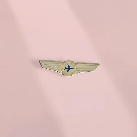 Vintage Metal Pilot Wings Brooch Pin Retro Aviator Wings Badge For Clothing Backpack Hat Pilot Airplane Badge Jewelry For Men Women