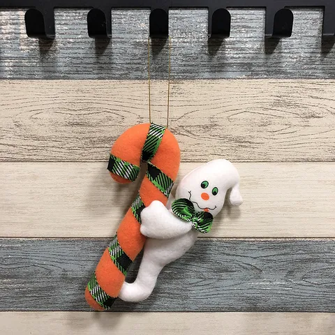 Halloween Muñecos de Peluche Adornos Colgantes Creativa Calabaza Fantasma Gato Negro Colgante de Peluche para Hogar Fiesta Decoración de Ventanas Regalo
