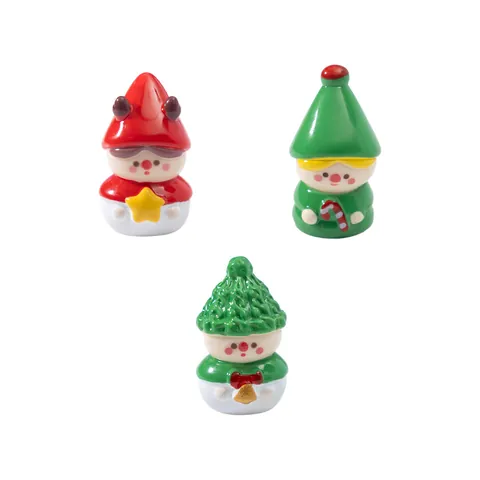 Miniatura Natalizia Statuetta in Resina per Micro Paesaggi DIY Decorazione Carino Ornamento di Natale per la Casa