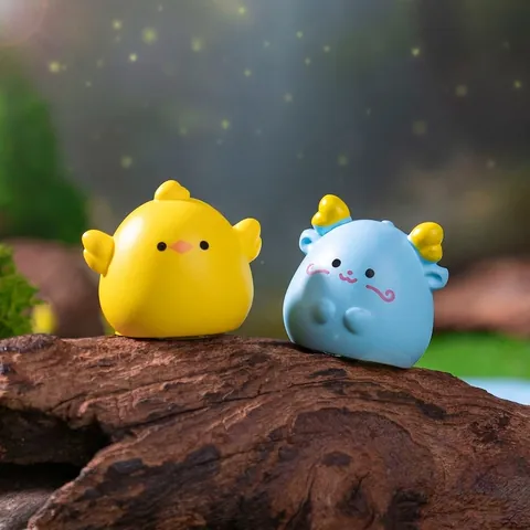 Simpatiche Figurine in Resina Mini Animali dello Zodiaco Cinese Micro Paesaggio DIY Ornamenti Auto Desktop Home Decor Accessori