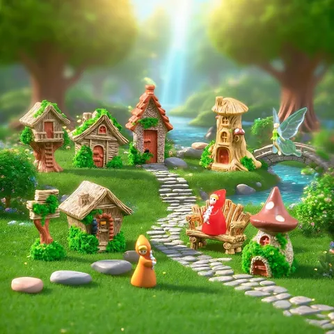 Miniature Resin Mushroom House Tree Stump Fairy Garden Accessories For DIY Micro Landscape Desktop Succulent Decoration Ornament