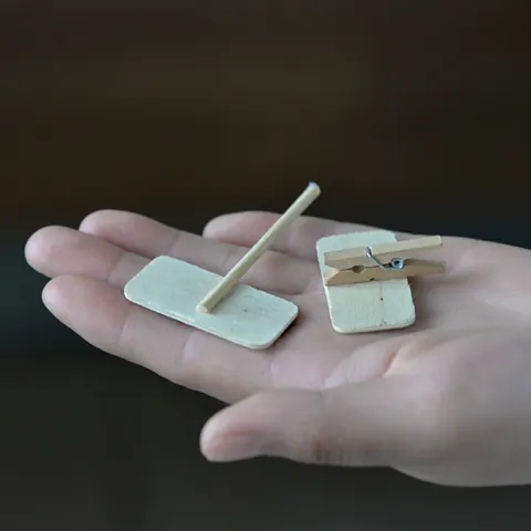 Mini Letrero de Pizarra de Madera Decoración de Micro Paisaje Musgo Planta Suculenta Estaca Accesorio de Jardín Miniatura