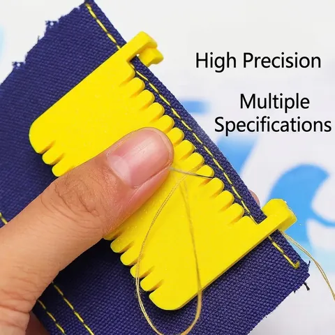 Manual Sewing Spacing Ruler Hinge Positioner Plastic Adjustable Stitch Spacing Tool For DIY Hand Crafting Sewing Accessories