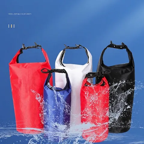 Waterproof Dry Bag PVC Outdoor Floating Bucket Bag For Swimming Drifting Diving Beach Fishing Camping Travel Storage Bag