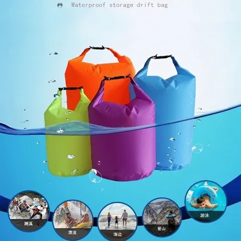 Outdoor Waterproof Dry Bag PVC Polyester Floating Storage Sack For Rafting Swimming Kayaking Hiking Beach Gear
