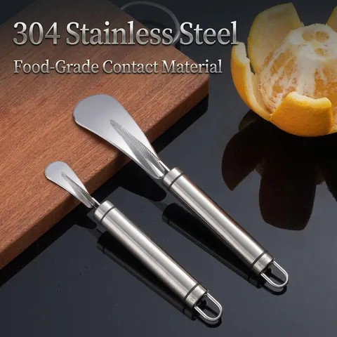 304 Roestvrijstalen Pomelo Schiller Handheld Fruitopener Twee In Eén Multifunctioneel Fruitschiller Gereedschap Keukenaccessoires
